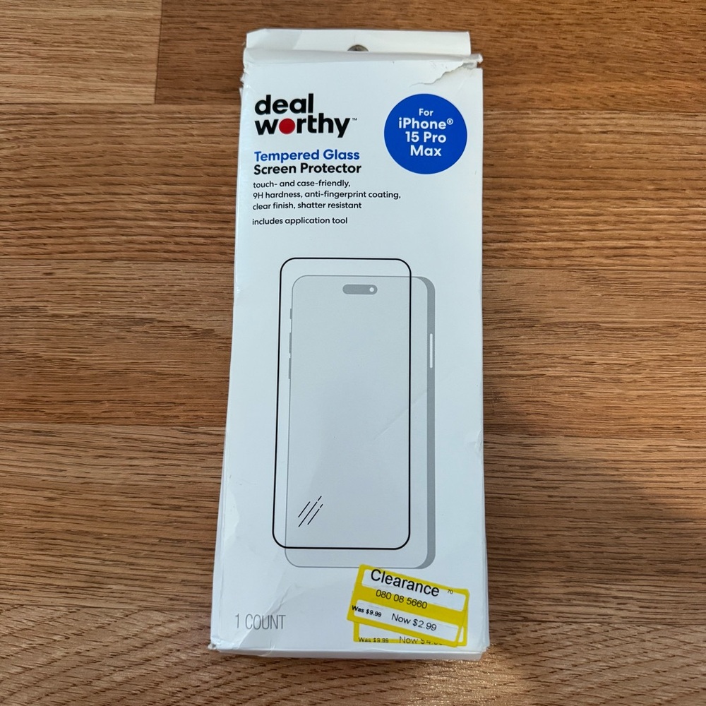 🔴 Dealworthy IPhone 15 Pro Max Screen Protector